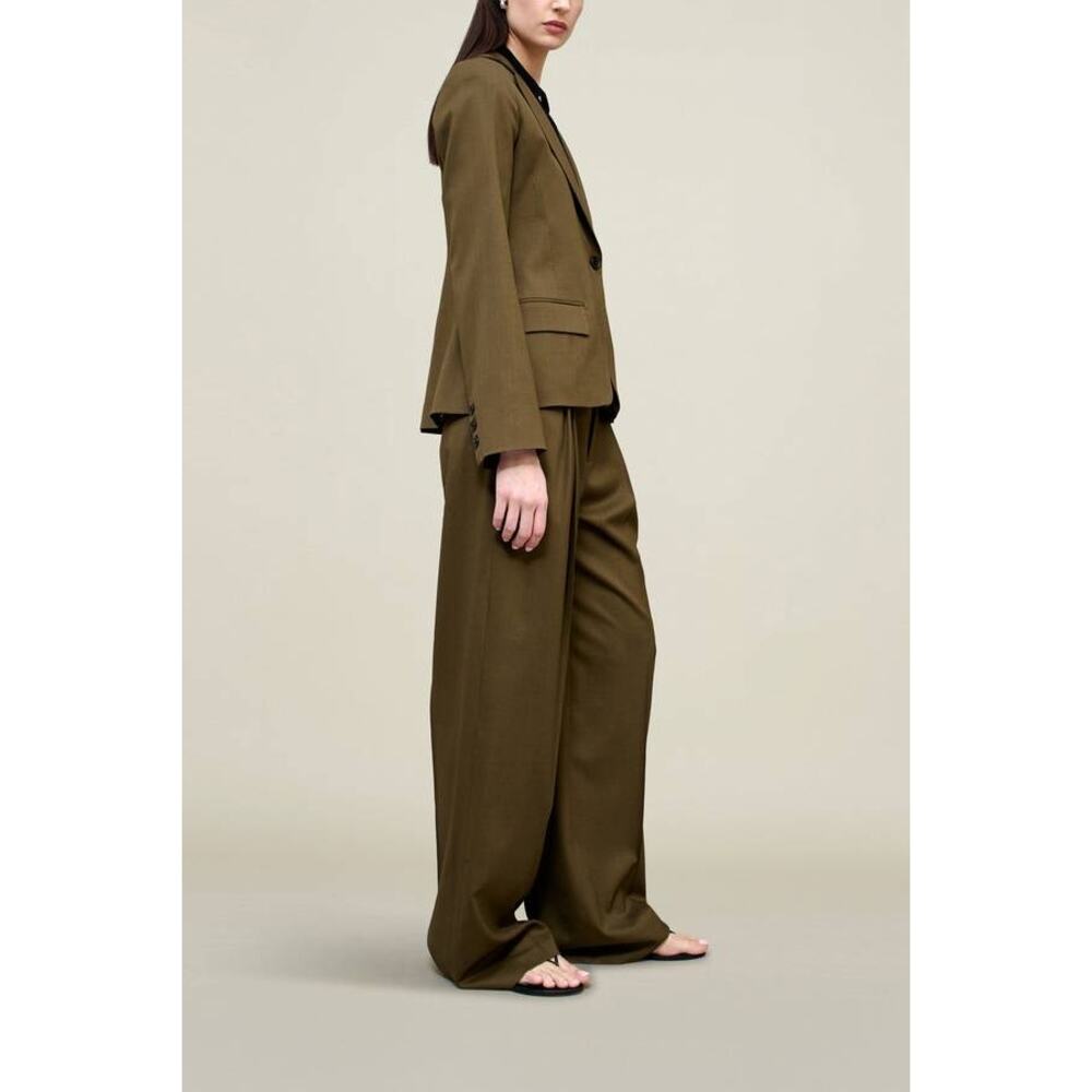 Kallmeyer New York Womens Paxton Single Breasted Blazer Jacket in Carob 4 - Picture 2 of 5